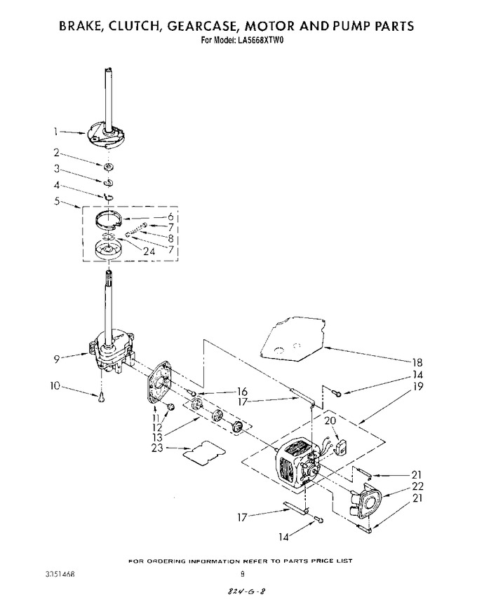 Diagram for LA5668XTW0