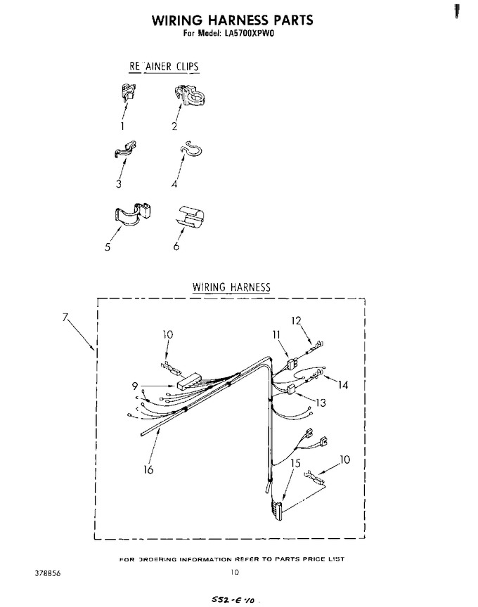 Diagram for LA5700XPW0