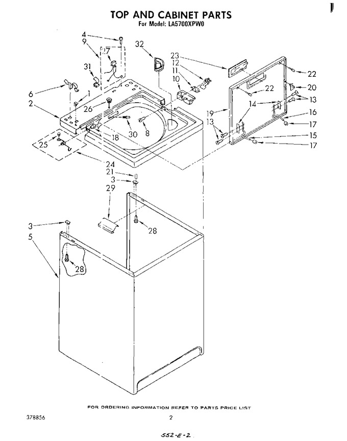 Diagram for LA5700XPW0