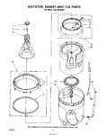 Diagram for 04 - Agitator, Basket And Tub