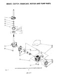 Diagram for 06 - Brake, Clutch, Gearcase, Motor And Pump