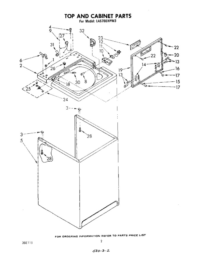 Diagram for LA5700XPW3