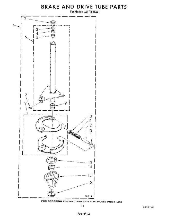 Diagram for LA5700XSW1