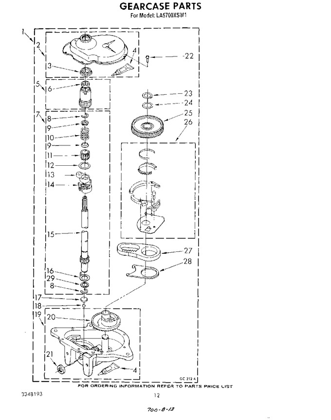 Diagram for LA5700XSW1