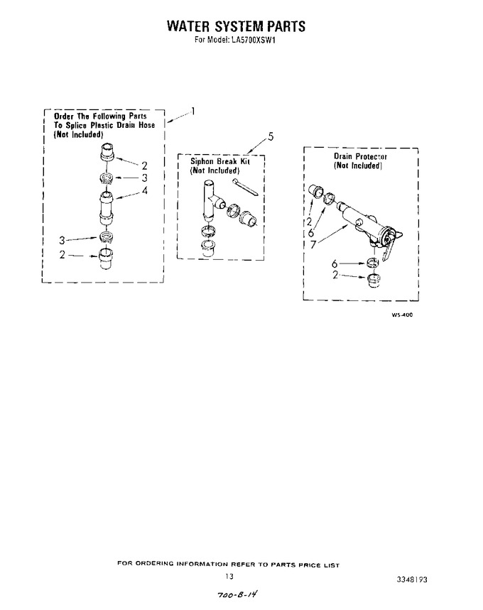Diagram for LA5700XSW1