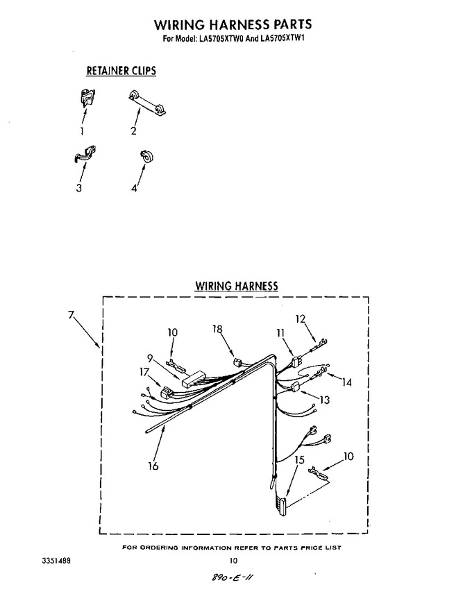 Diagram for LA5705XTG0