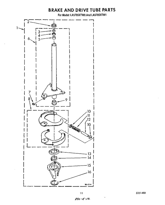 Diagram for LA5705XTW0