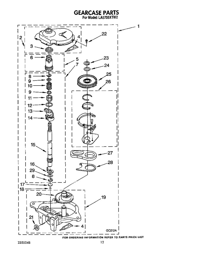 Diagram for LA5705XTW2