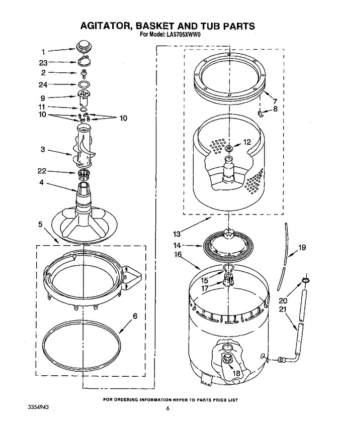 Diagram for LA5705XWW0