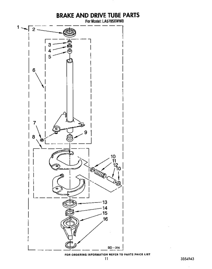 Diagram for LA5705XWW0