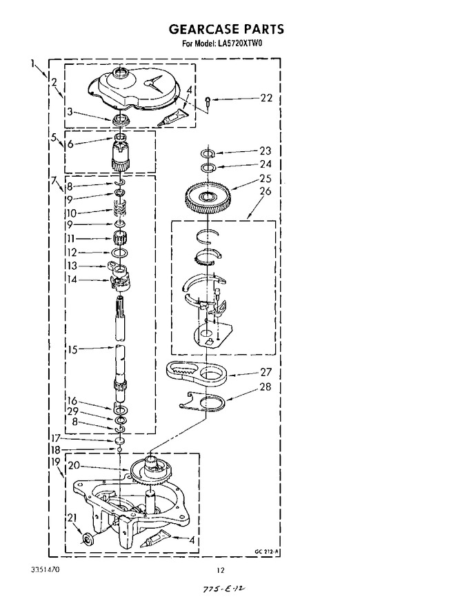 Diagram for LA5720XTF0