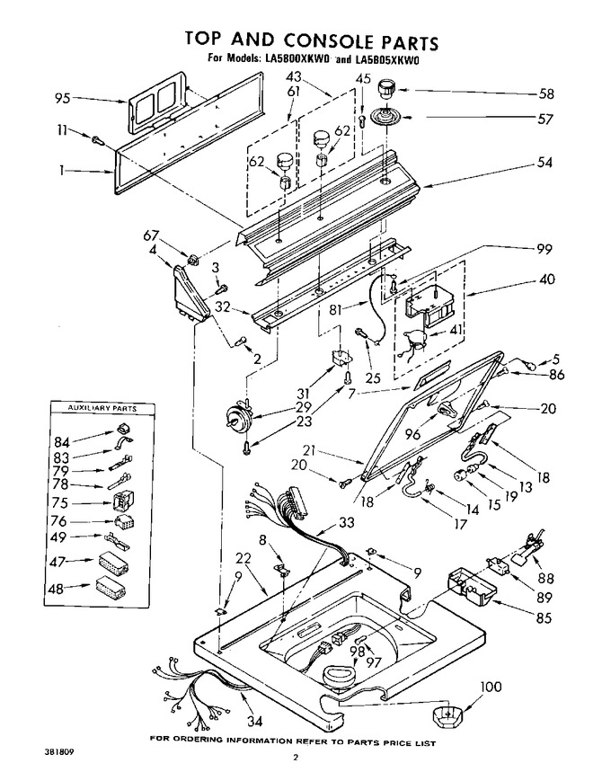 Diagram for LA5800XKW0