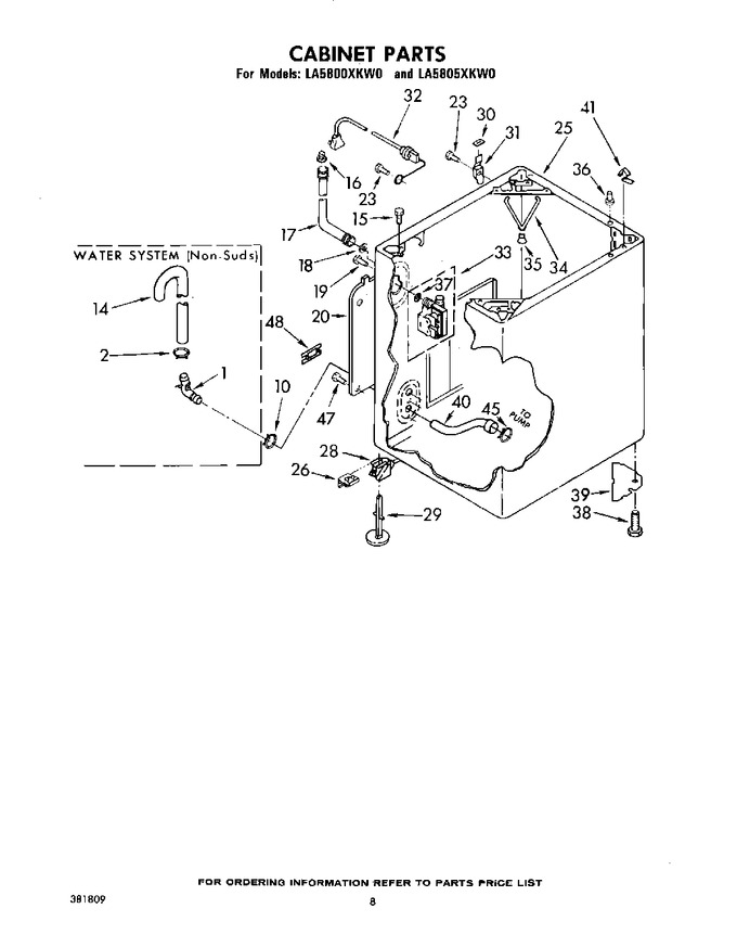 Diagram for LA5800XKW0