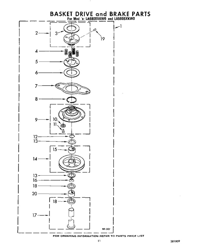 Diagram for LA5805XKW0