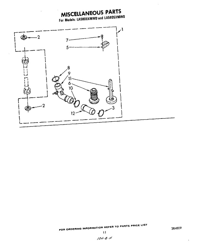 Diagram for LA5805XMW0