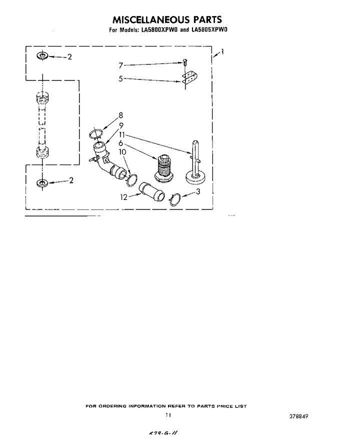 Diagram for LA5805XPW0