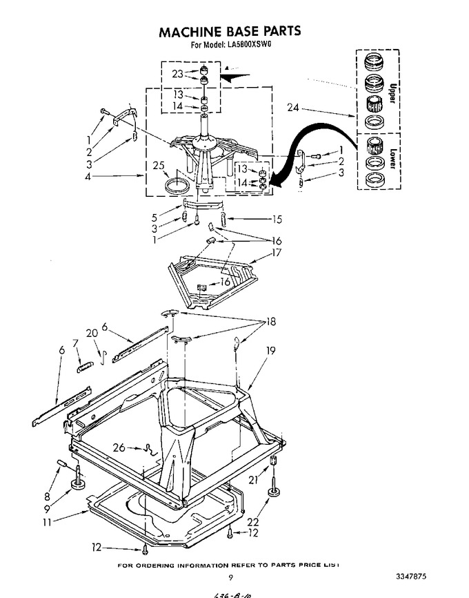 Diagram for LA5800XSW0
