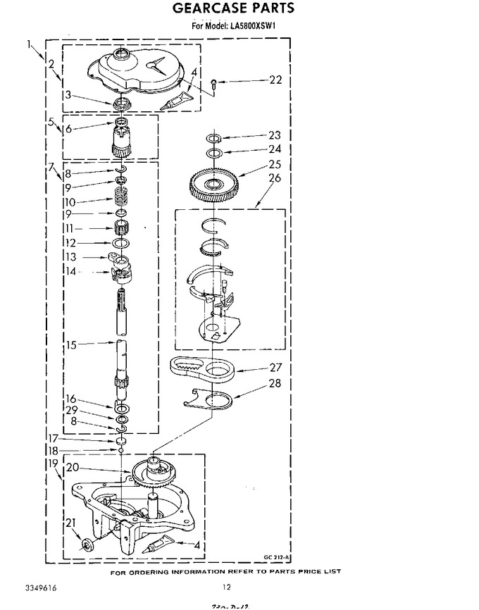 Diagram for LA5800XSW1