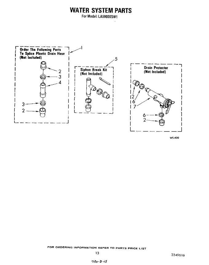 Diagram for LA5800XSW1