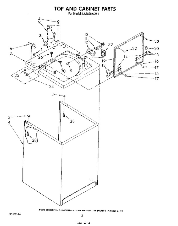Diagram for LA5800XSW1