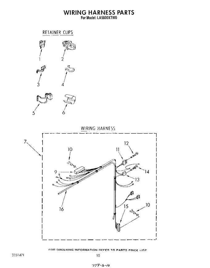 Diagram for LA5800XTF0