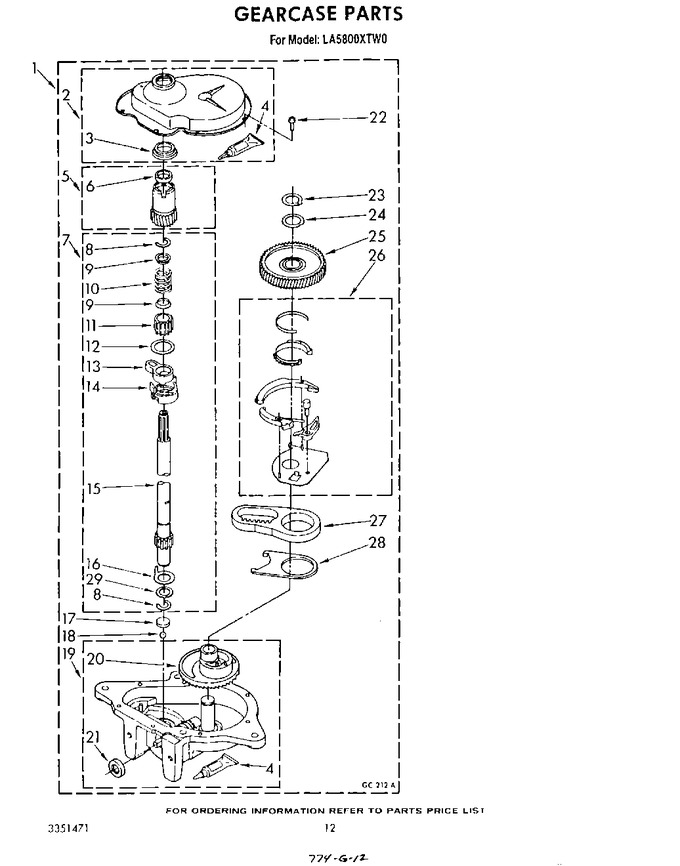Diagram for LA5800XTG0