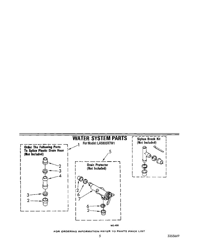 Diagram for LA5800XTF1
