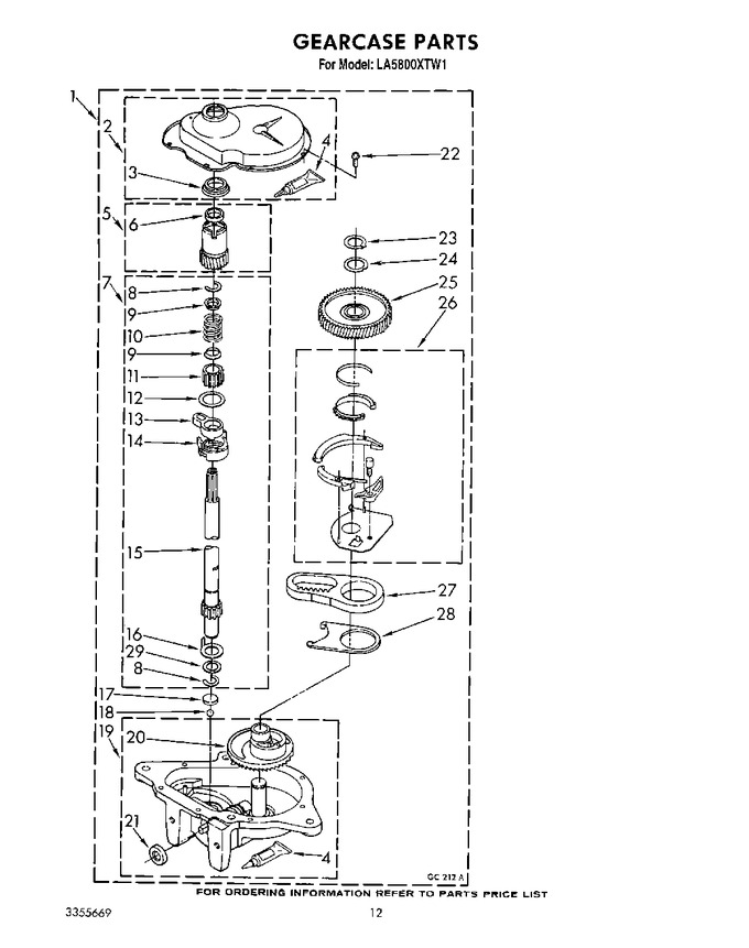 Diagram for LA5800XTM1