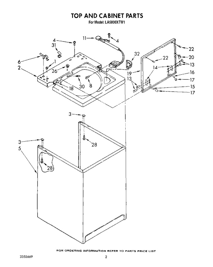 Diagram for LA5800XTN1