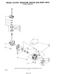 Diagram for 06 - Brake, Clutch, Gearcase, Motor And Pump