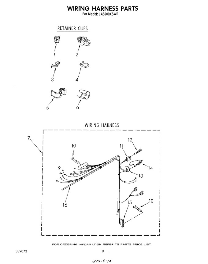 Diagram for LA5900XSW0