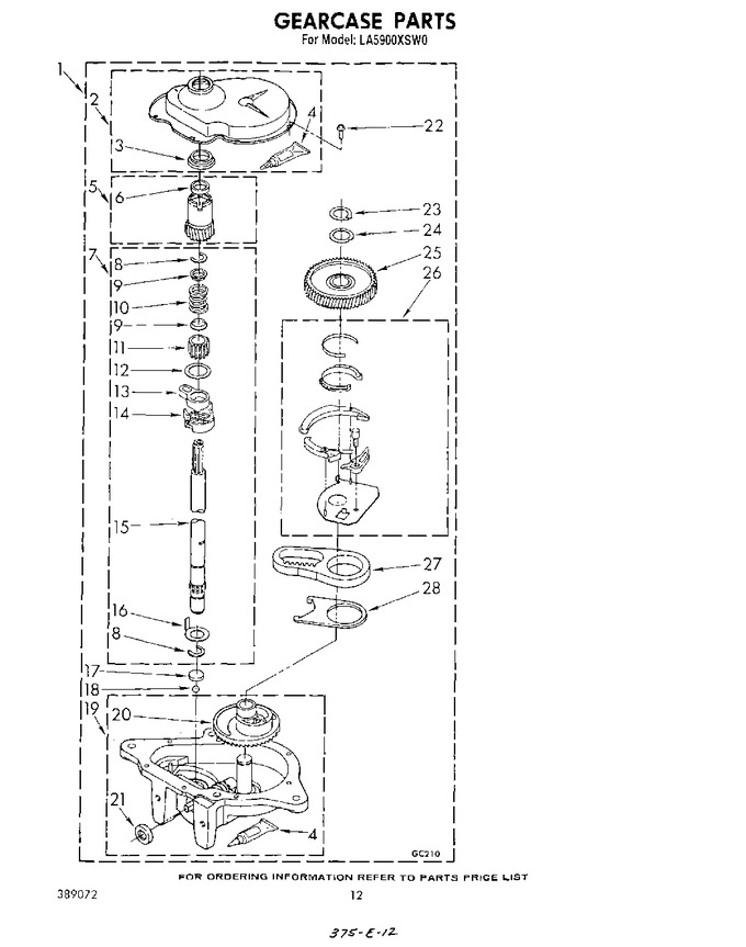 Diagram for LA5900XSW0