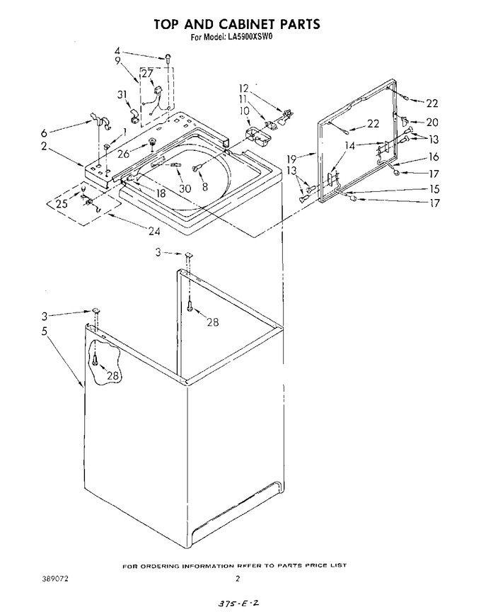 Diagram for LA5900XSW0