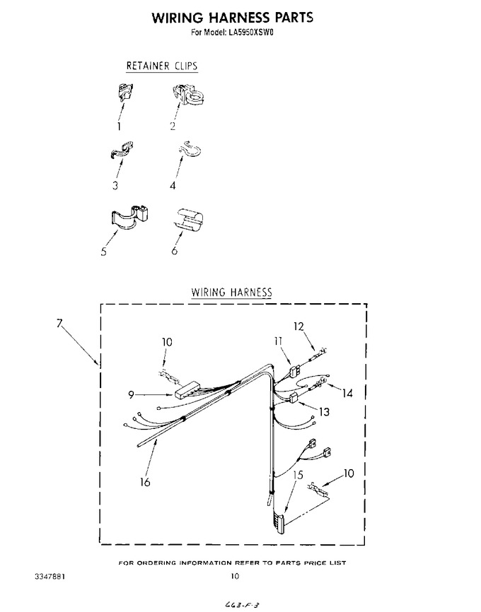 Diagram for LA5950XSW0