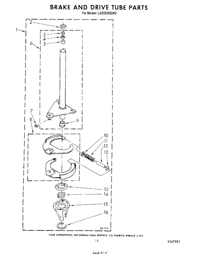 Diagram for LA5950XSW0