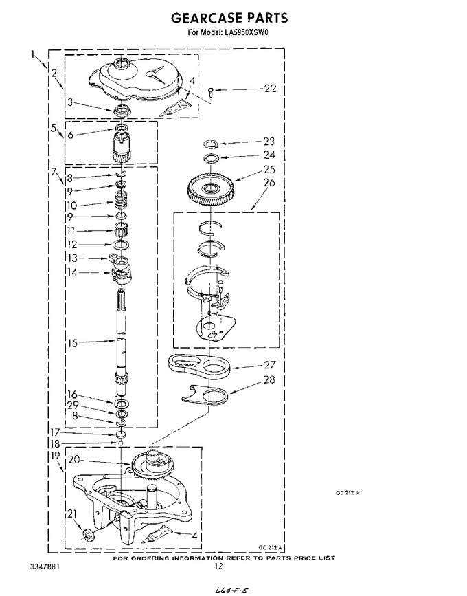 Diagram for LA5950XSW0