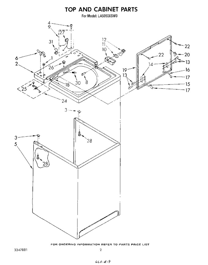 Diagram for LA5950XSW0