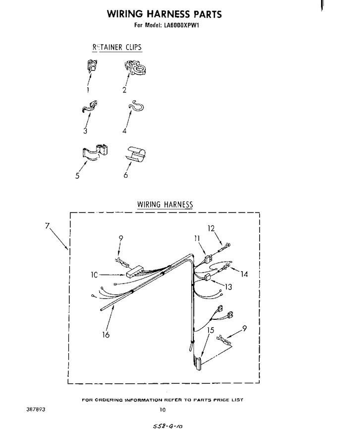 Diagram for LA6000XPW1