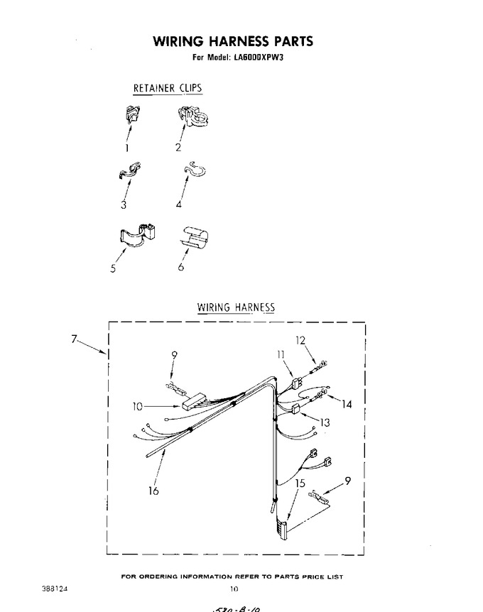 Diagram for LA6000XPW3