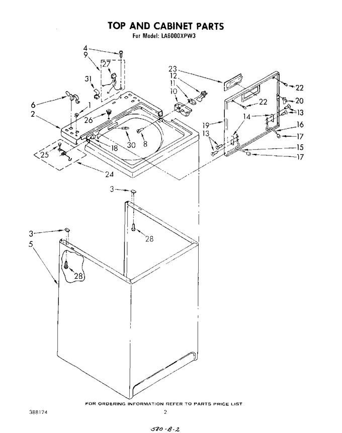 Diagram for LA6000XPW3