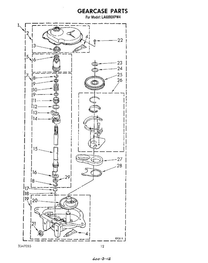Diagram for LA6000XPW4