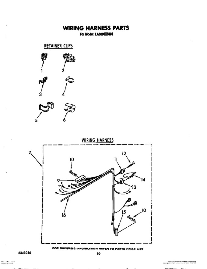 Diagram for LA6000XSW0