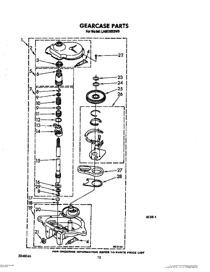 Diagram for LA6000XSW0