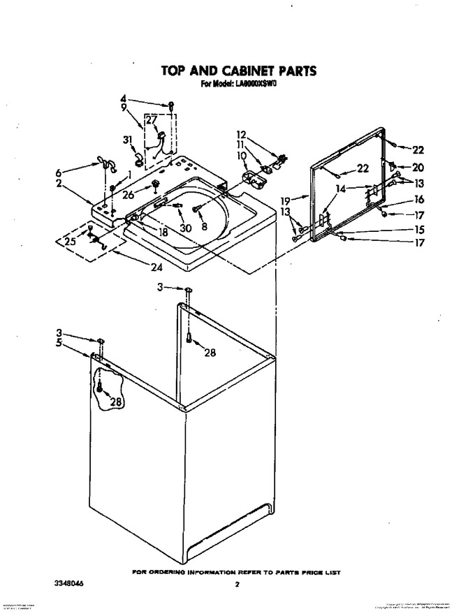 Diagram for LA6000XSW0