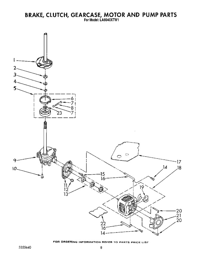 Diagram for LA6040XTN1
