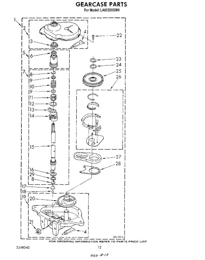 Diagram for LA6055XSW0