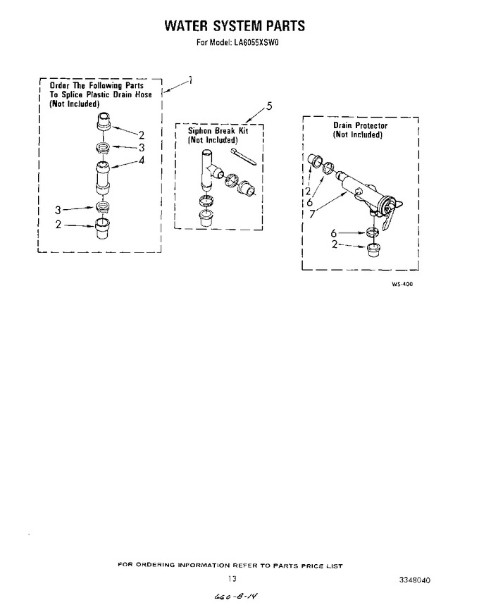 Diagram for LA6055XSW0