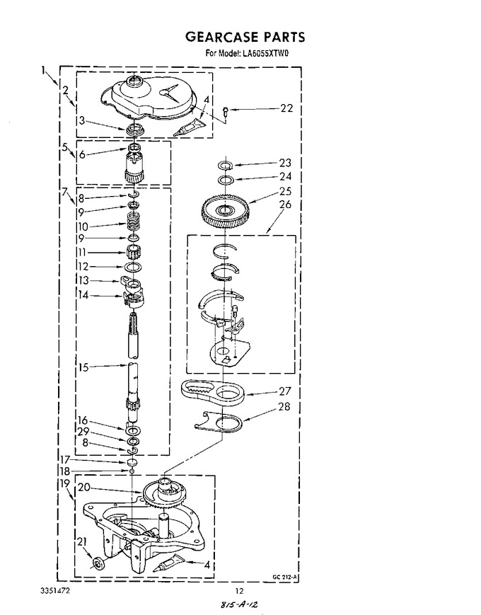 Diagram for LA6055XTW0