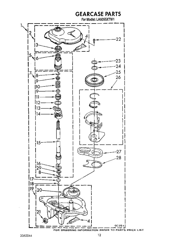 Diagram for LA6055XTM1