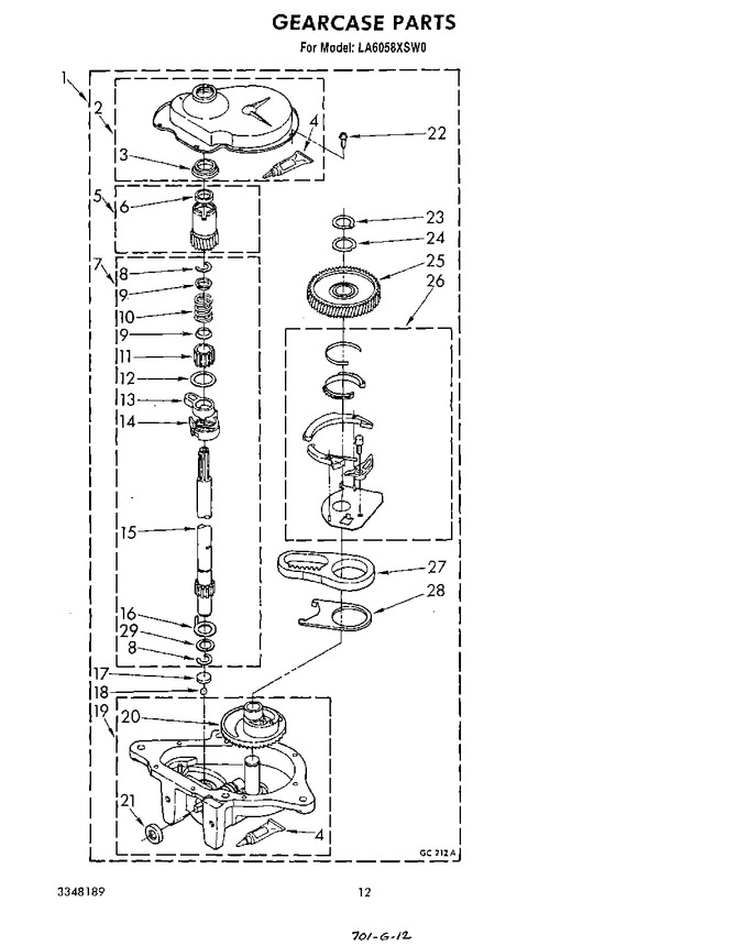 Diagram for LA6058XSW0